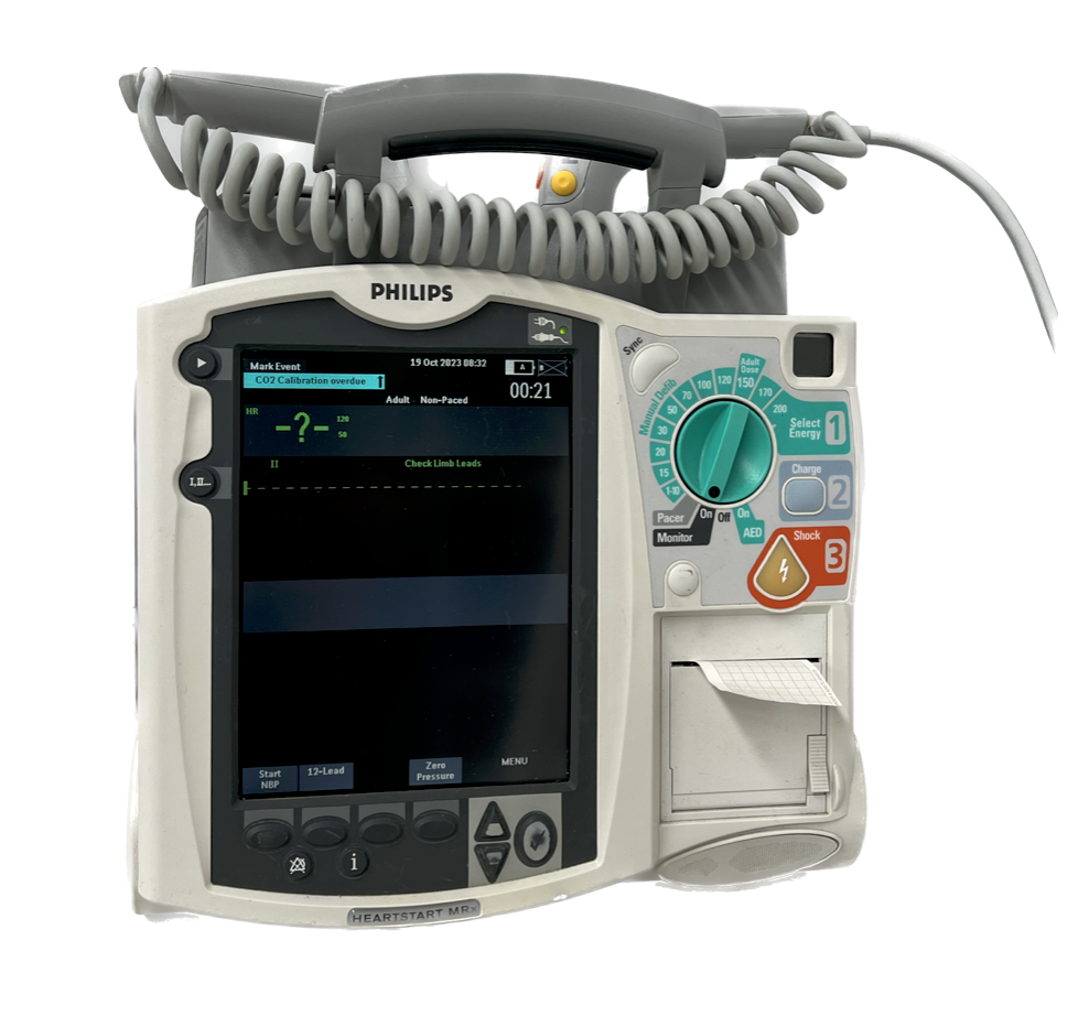 Philips MRX Defibrillator w/Reusable Paddles